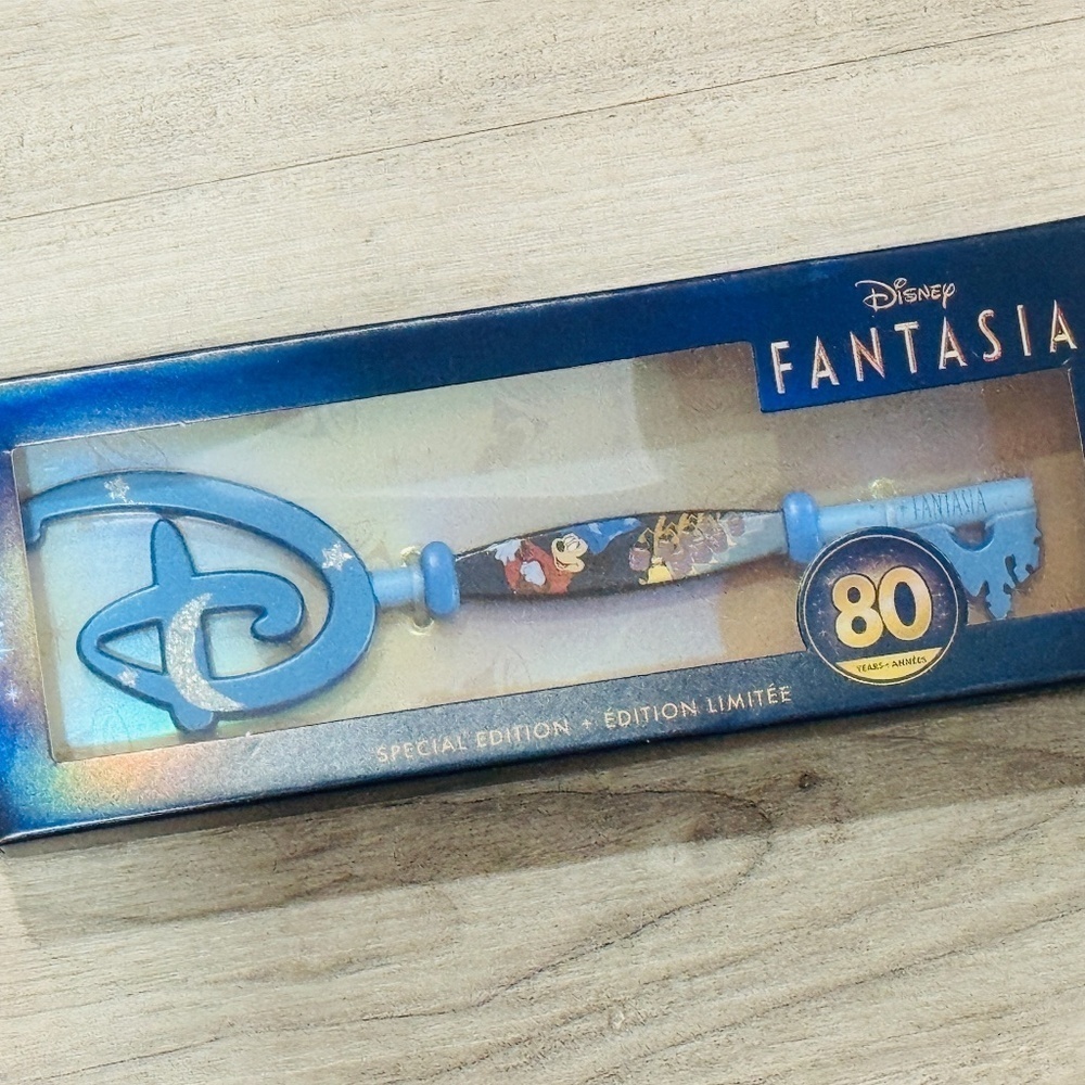 Disney - Fantasia 80th Anniversary Collectible Key, Special Edition, Brand New!